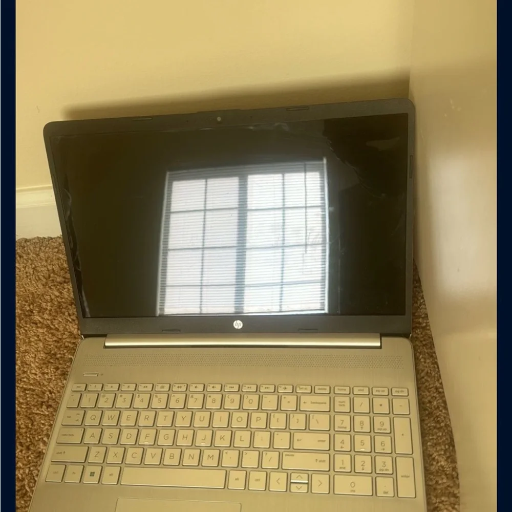 HP Sleek Silver Laptop